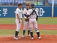 溝口智成監督・田中誠也（３年）・藤野隼大（３年）