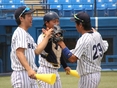 秋葉飛憂雅（２年）・村山直也（２年）・太田英毅（１年）