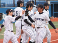 大石康太（3年）、小室正人（3年）