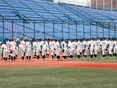 試合後の挨拶の様子