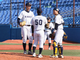 大澤信明（1年）、高野敬介（4年・新人監督）、平本龍太郎（2年）