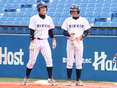 岡部道織（2年）・岩月宥磨（2年）