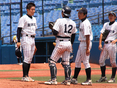 磯崎紀大（1年）・鈴木貴弘（2年）・井上基（4年）・山崎琢巳（2年）